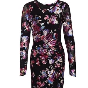 Briza Mellatic Floral Bodycon Dress